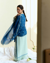 3-PC Unstitched Embroidered Lawn Coco By Zara Shahjahan | ISLE-D10